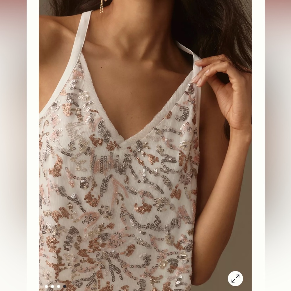 NWT Tiny Gwen Sequin Tank Size M - Picture 2 of 5